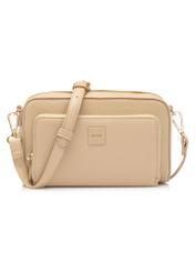 Small women's handbag in dark beige TOREC-0904A-82(W25)-01