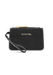 Black women's shoulder bag TOREC-1062-99(Z25), view of the key ring on a white background.