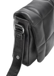 Black leather handbag TORES-1197-99(Z25), close-up of the product detail on a white background.