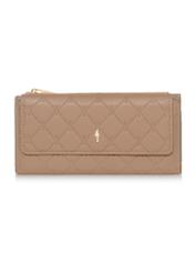 Large beige ladies wallet with embossing POREC-0347-81(Z24)-01