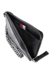 Men's leather wallet with chain PORMS-0526-99(W23)-04