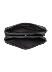 Black women's handbag with monogram TOREC-0522B-96(Z23)-05