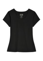 Black Women's Basic T-shirt TSHDT-0111-99(KS)