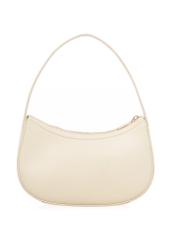 Light yellow leather handbag TORES-1288-2A(W26), back view of the product on a white background.