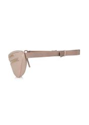 Women's beige leather kidney TORES-0721B-81(W24)-03