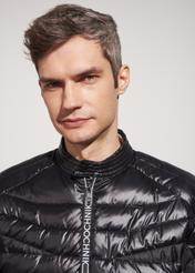 Men's quilted jacket with stand-up collar KURMT-0291-99(W23)-03