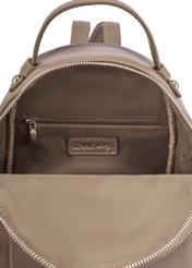 Small women's city backpack TOREC-1321-1K(Z26) - close-up detail, on white background.
