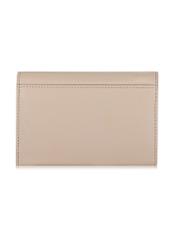 Women's cream leather wallet PORES-0848A-81(W23)-04