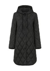 Black quilted women's jacket KURDT-0579-99(W25)-01