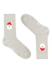 Set of men's Christmas socks ZESMT-0061-15(Z25), view of the third pair of the product on a white background.