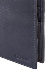 Men's graphite leather wallet PORMS-0544-95(Z23)-05