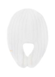 Cream women's winter hat CZADT-0185-12(Z24)