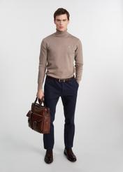 Leather brown men's bag TORMS-0404C-99(W25)