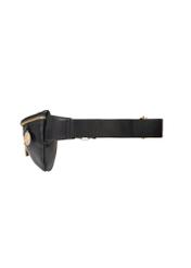 Black women's waist bag TOREC-1338-99(Z26) - side view of the product, on a white background.