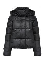 Black women's quilted jacket KURDT-0532-99(Z24)-04