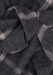 Men's woolen checkered scarf SZAMT-0089-9J(Z26), close-up of the product detail.