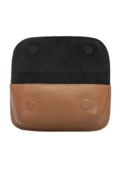 Camel-colored leather case PORMS-0698-1D(W26), product view inside on white background.