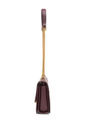 Burgundy women's messenger bag TOREC-0984A-49(Z25)