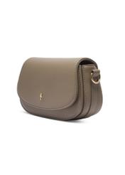 Small women's handbag in cool beige TOREC-1264-1K(Z26). Side view, diagonal, on a white background.