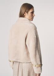 Women's oversize wool fur coat FUTDW-0002-81(Z21)-03