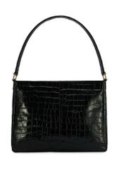 Croco leather women's handbag TORES-1130E-99(Z25), product view from the back on a white background.