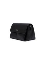 Black small leather handbag TORES-1351-99(Z26), diagonal product view on a light background.