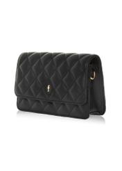 Black small quilted women's handbag TOREC-1033-99(W25)-02