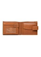 Men's leather wallet PORMS-0302A-88(Z25), product view from the inside on a white background.