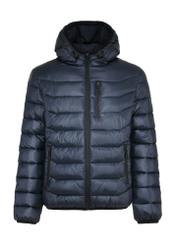 Navy blue men's winter jacket KURMT-0249-69(Z24) pic. 1