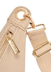 Beige women's hobo-style handbag TOREC-0829 A-80(Z 25) - close-up detail, on white background.