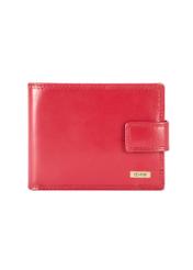 Red men's wallet SL-134-41(KS), front product view on white background.