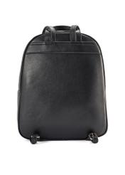 Black monogrammed women's backpack TOREC-1045-98(Z25)