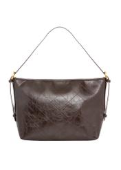 Women's handbag in black TOREC-1284-9I(Z26), product view from the back on a white background.