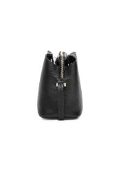 Black small women's handbag TOREC-0768C-99(Z25), side product view on white background.
