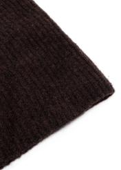 Women's scarf with alpaca wool SZADT-0231-1I(Z26) - close-up detail, on white background.
