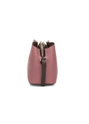 Small women's handbag in pink TOREC-0768 C-32(Z 25), side view of the product on a white background.