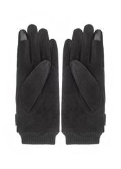 Men's black insulated gloves REKMS-0077-99(Z24)