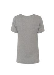 Grey Women's T-shirt with oriole TSHDT-0022-91(Z18)-02
