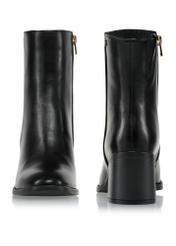 Black leather high-heeled ankle boots BUTYD-1101-99(Z24)-04