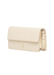 Small leather women's shoulder bag TORES-1290-2A(W26), diagonal product view on white background.