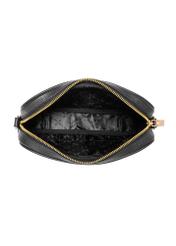 Black leather handbag TORES-1079D-99(W25)-05