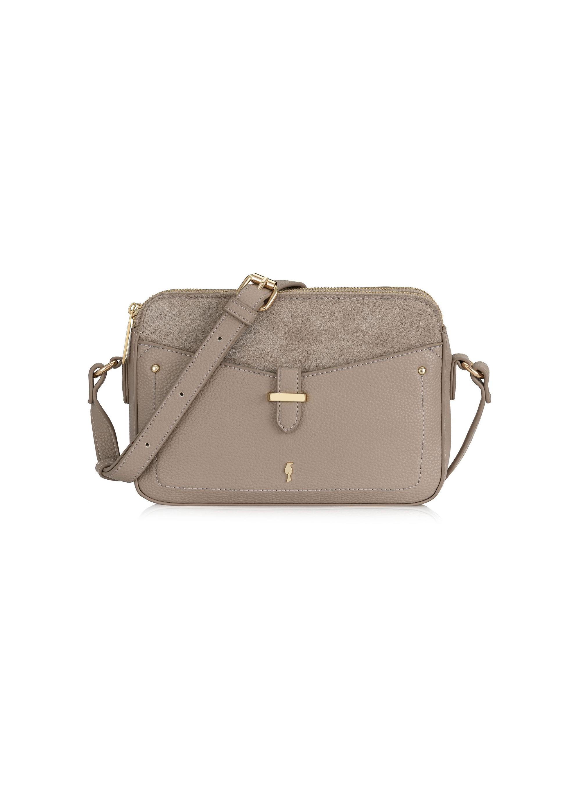 Light beige three-chamber women's bag TOREC-0830-80(Z24)-01