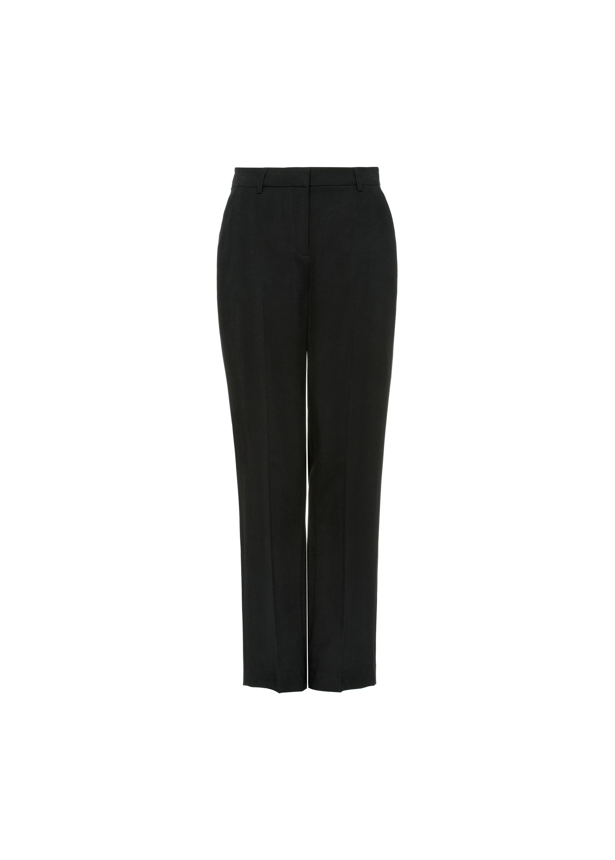 Black elegant women's trousers SPODT-0106-98(W25)-06