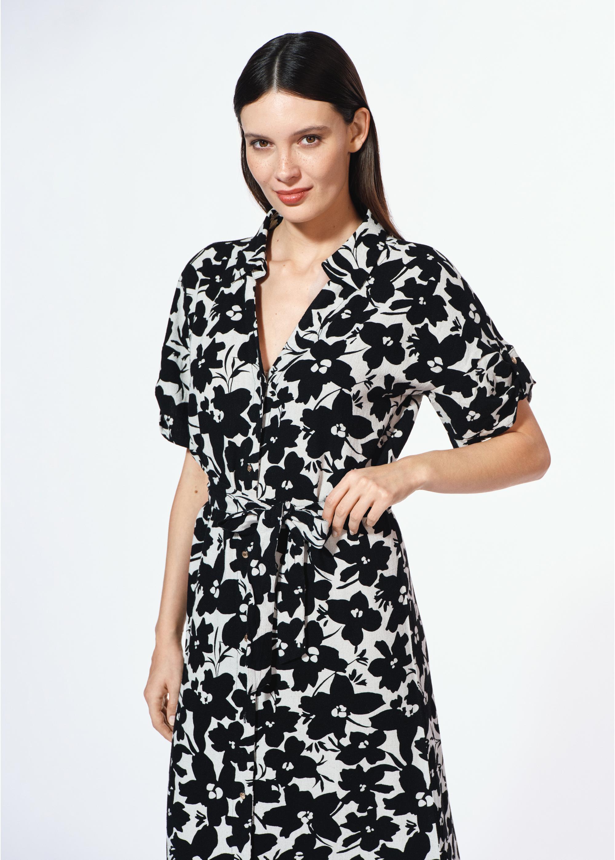 Women's floral midi dress SUKDT-0219-81(W25)-02