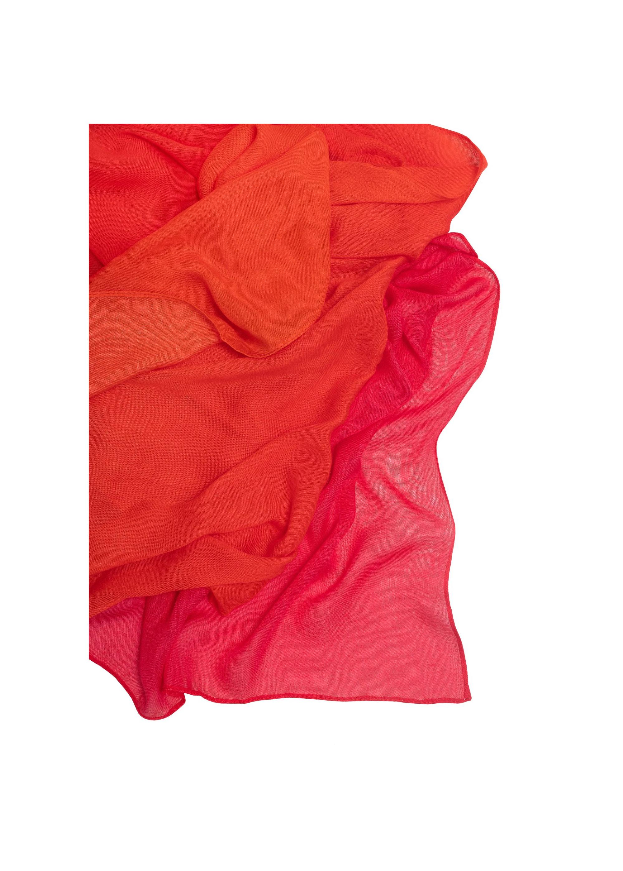 Red ombre women's scarf SZADT-0139-42(W23)-02