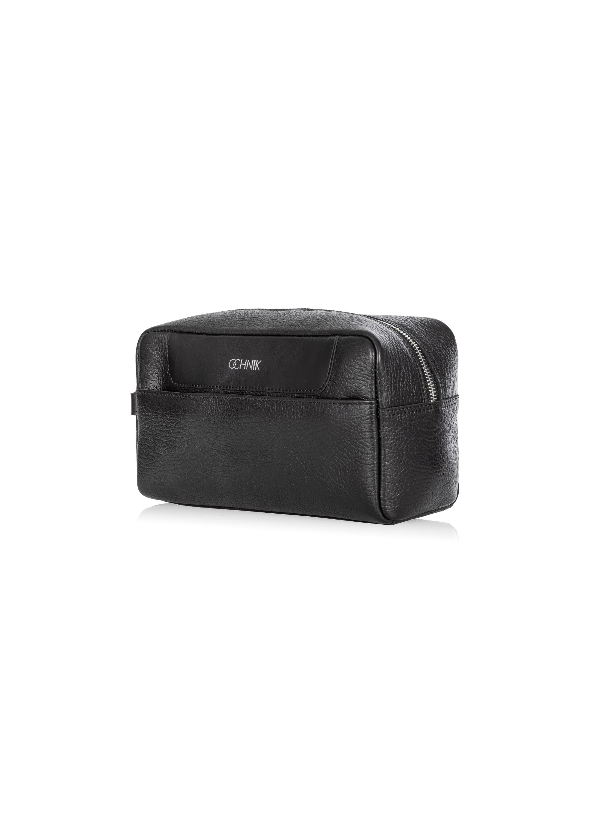 Men's leather cosmetic bag with logo TORMS-0298-99(W24)-02