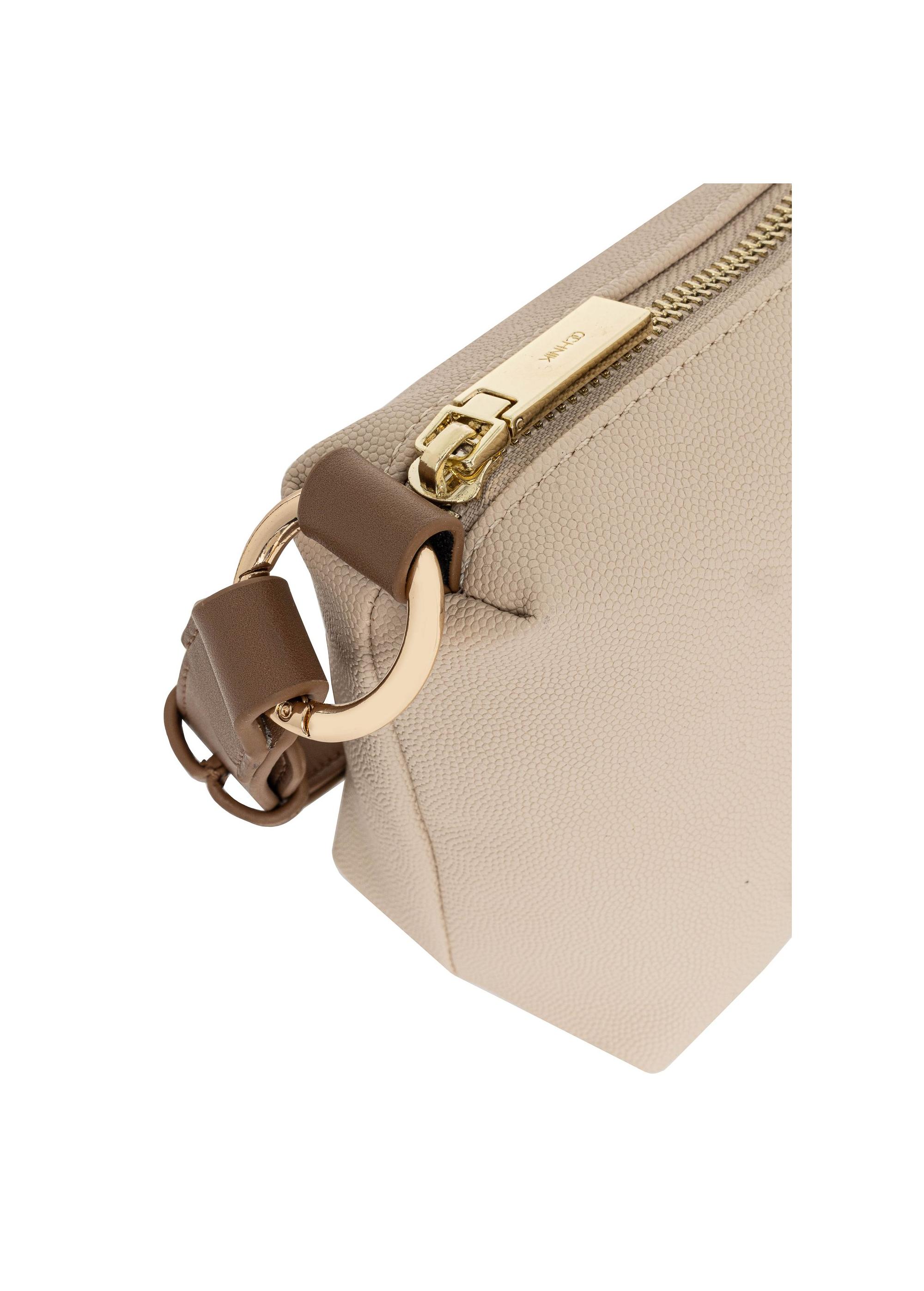 Small beige women's handbag TOREC-0882A-12(W25)-06