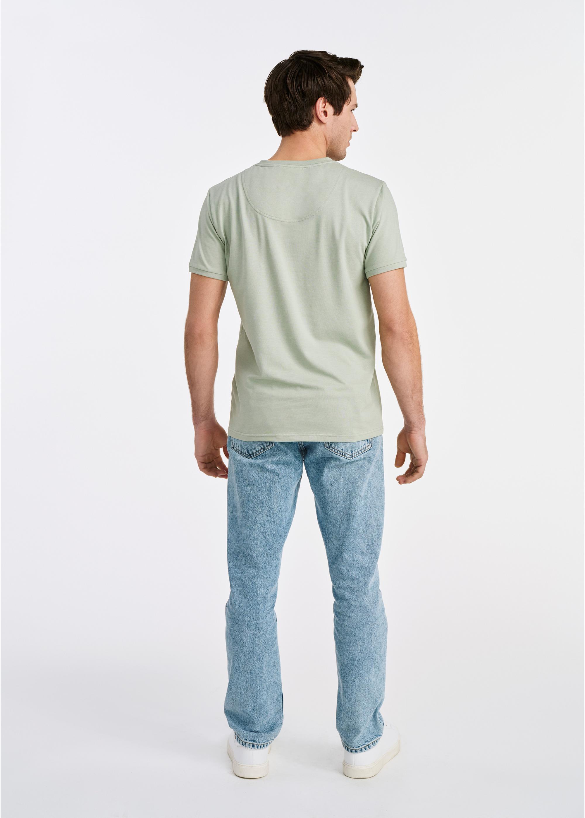 Mint basic men's T-shirt with logo TSHMT-0088-50(W25)-03