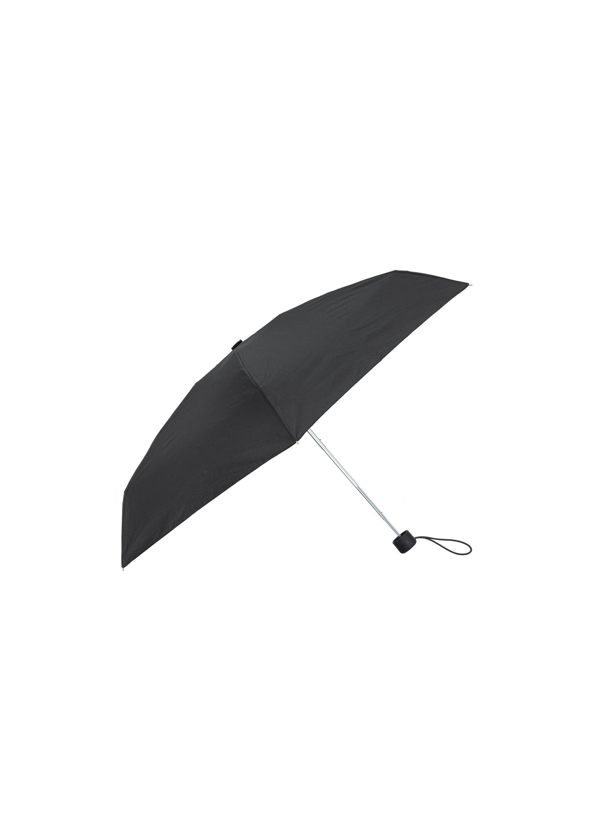 Women's folding small umbrella in black PARSD-0036-99(W24)-01