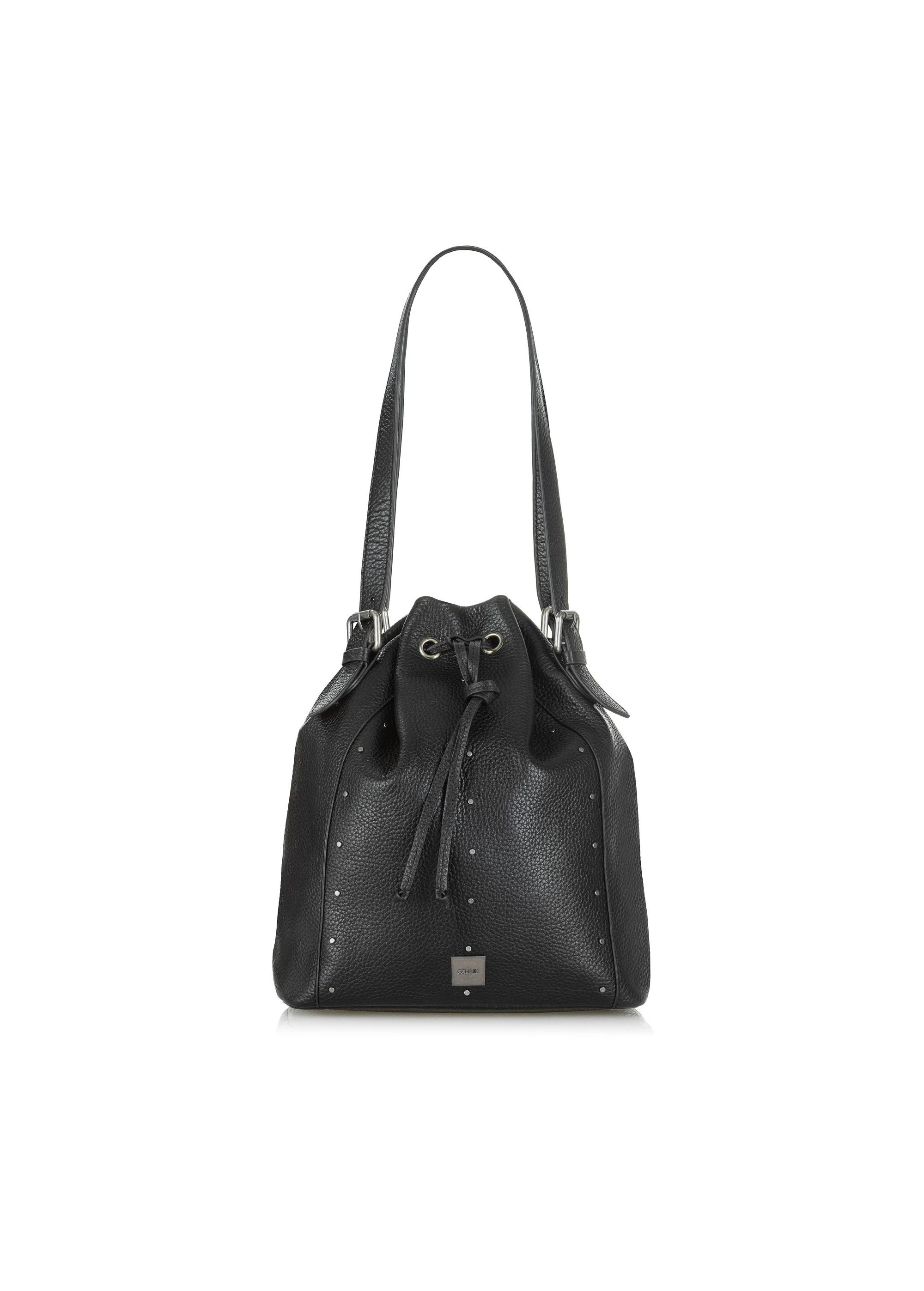 Black leather women's bag TORES-1034-99(Z24)-01